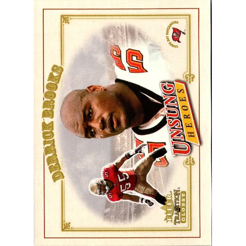 2001 Fleer Tradition Glossy Derrick Brooks #335