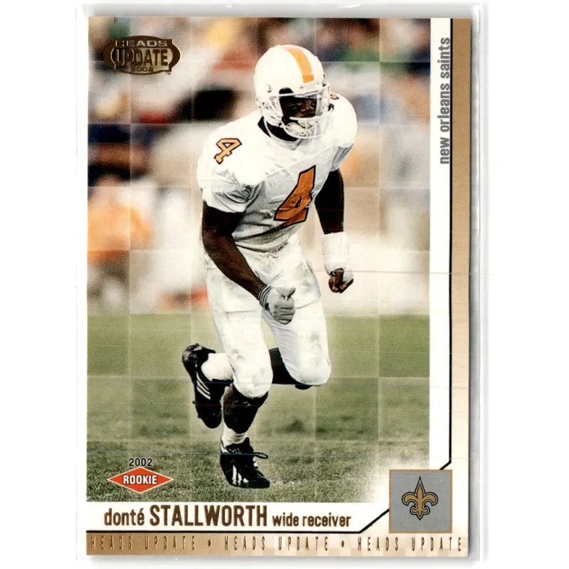 2002 Pacific Heads Update Donte Stallworth #110 Rookie