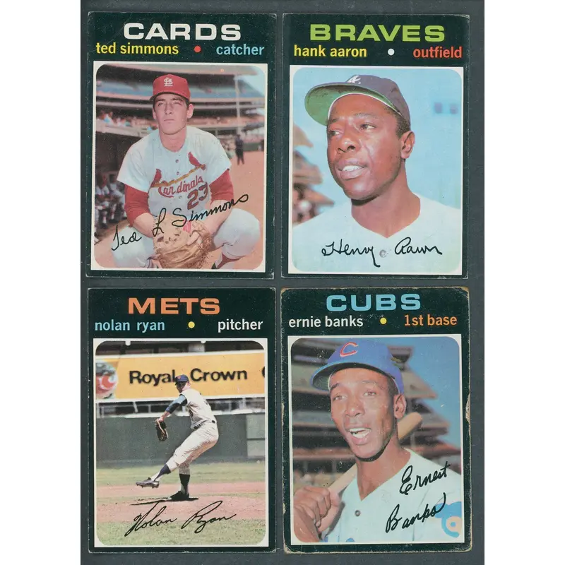 1971 Topps Baseball Complete Set VG/EX EX (#1)