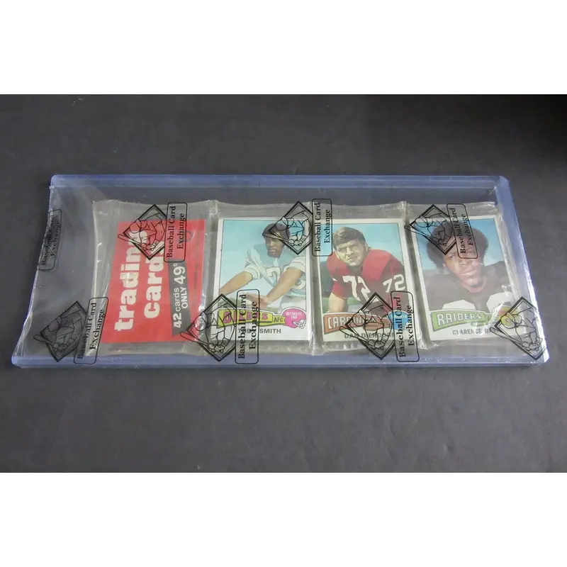 1975 Topps Football Unopened Rack Pack (BBCE)