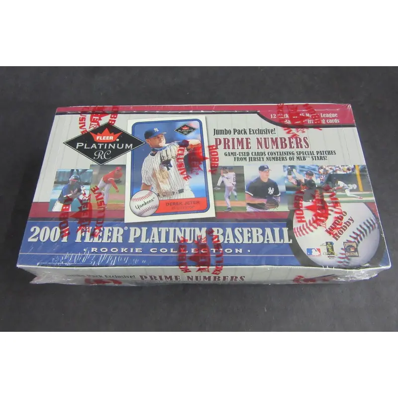 2001 Fleer Platinum Baseball Jumbo Box (Hobby) (12/25)