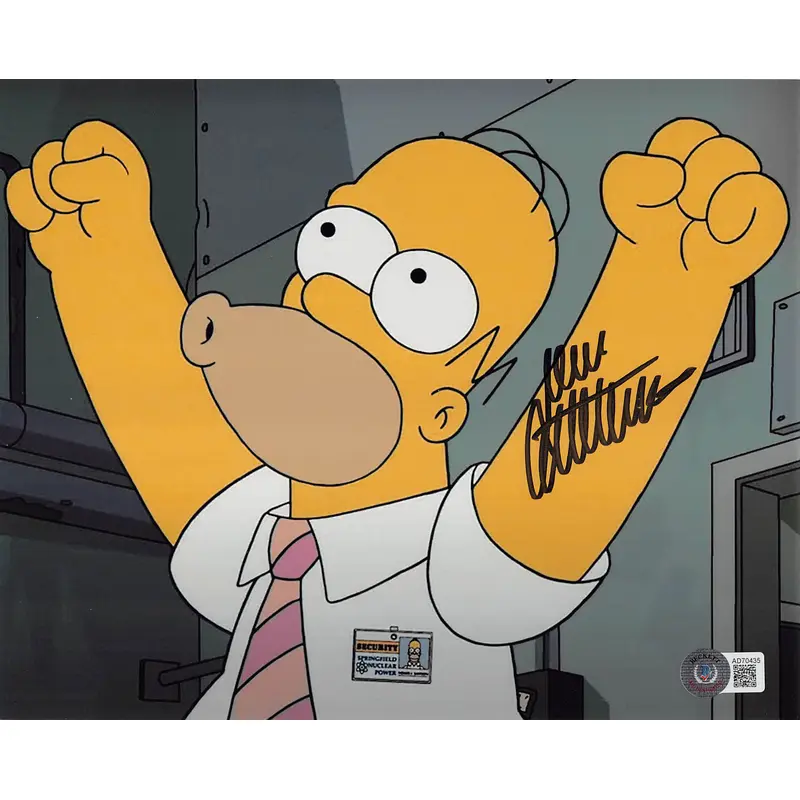 Dan Castellaneta The Simpsons Authentic Signed 8x10 Photo BAS #AD70435