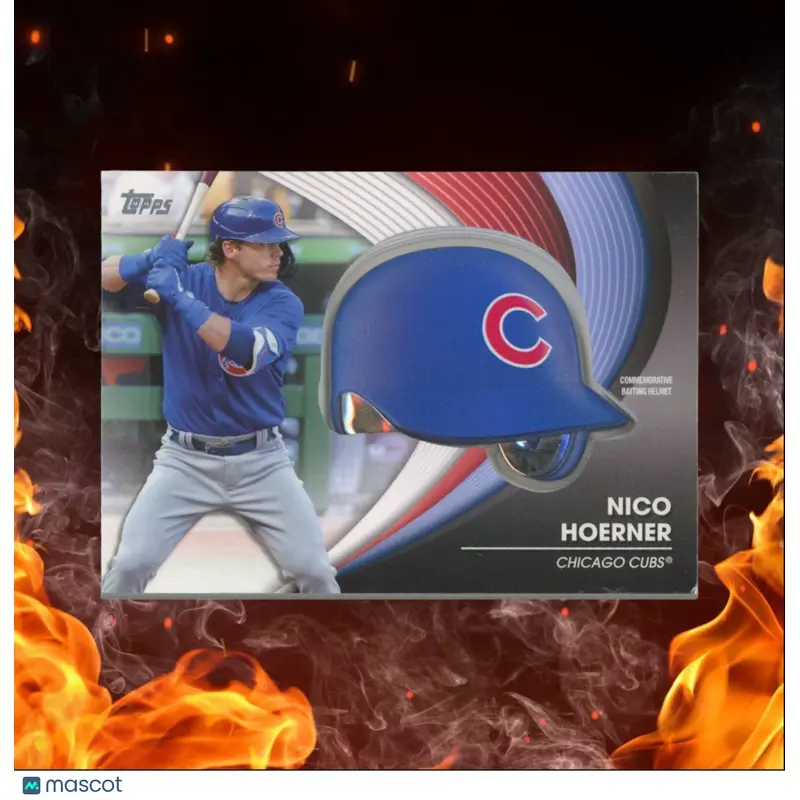 2022 Topps Nico Hoerner Batting Helmet Commemorative Relic #BH-NH