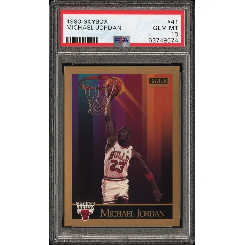 Michael Jordan 1990 Skybox #41 PSA 10 Gem Mint