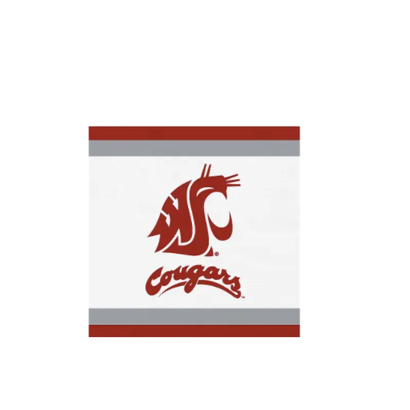 WSU Small Cougar Party Beverage Napkins