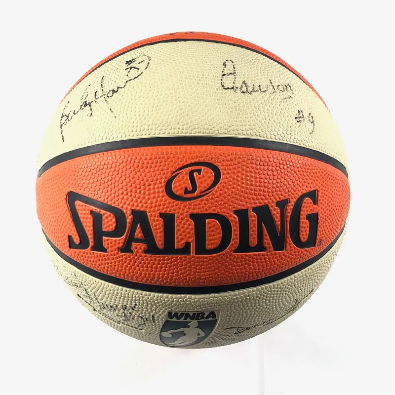 2008 San Antonio Silver Stars Team Signed Basketball PSA/DNA Autographed Ball LOA
