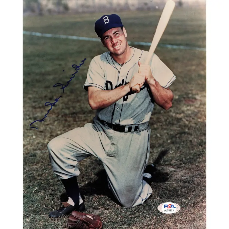 DUKE SNIDER signed 8x10 photo PSA/DNA Los Angeles Dodgers Autographed Brooklyn