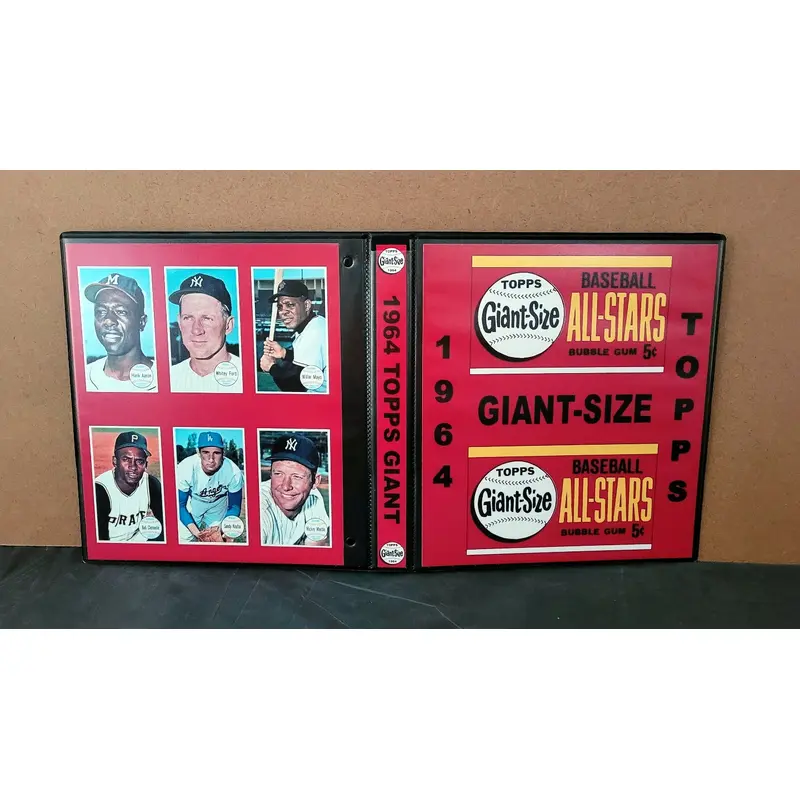 1964 Topps Giants Cards Custom Made Album Binder Inserts 3 Sizes - 3515