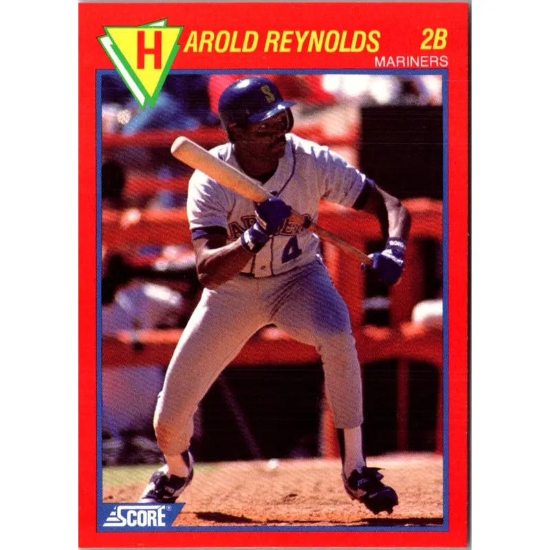 1989 Score Baseball's 100 Hottest Players Harold Reynolds #82
