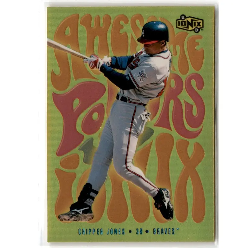 2000 UD Ionix Awesome Powers Chipper Jones #AP5