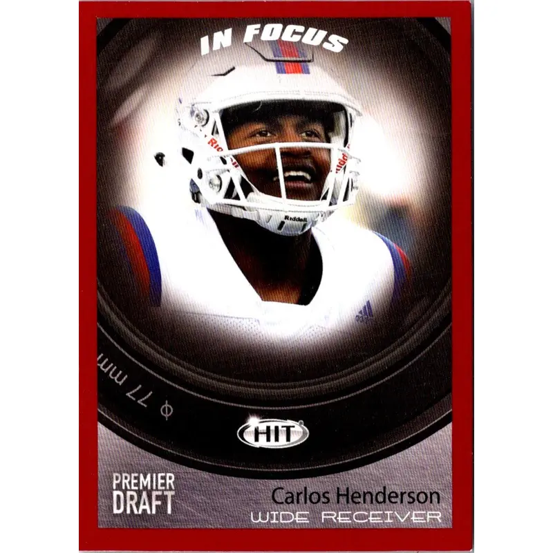 2017 SAGE HIT Red Carlos Henderson #122