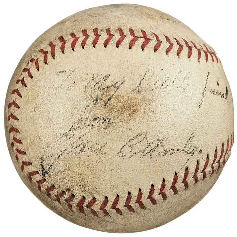 Jim Bottomley Single Signed 1930's National League Baseball PSA DNA COA