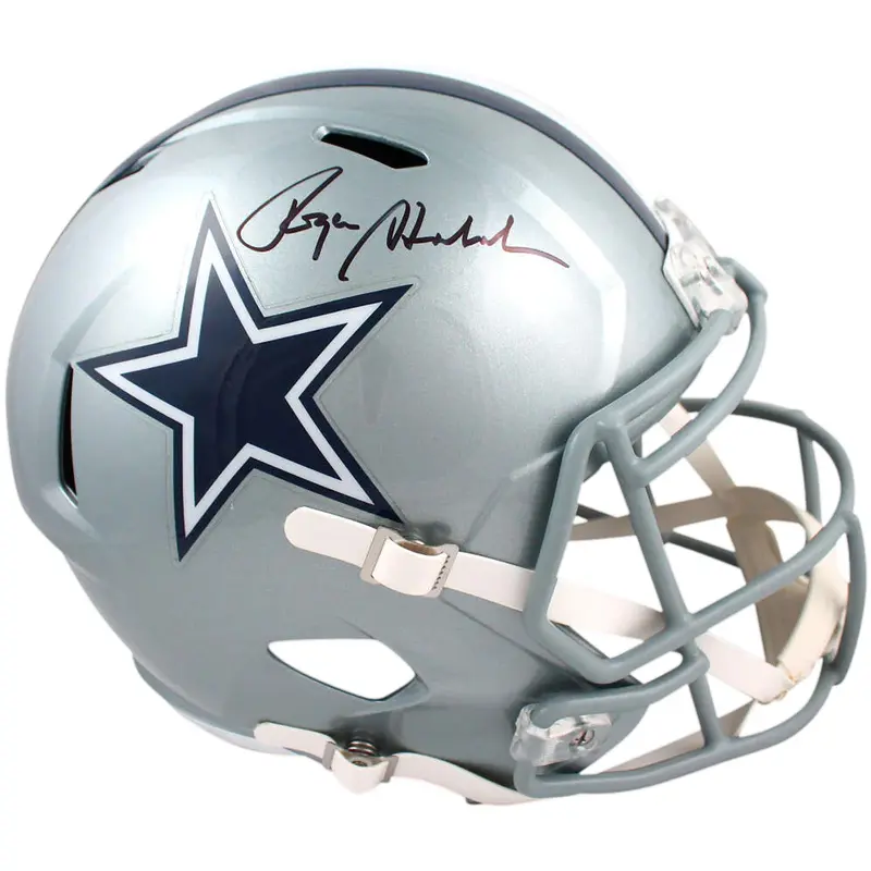 Roger Staubach Autographed Dallas Cowboys Full-Size Replica Helmet - Beckett