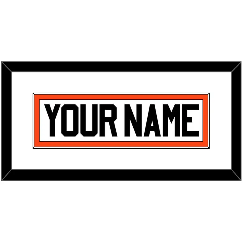 Philadelphia Nameplate - Home White (1972-1983) - Single Mat 1