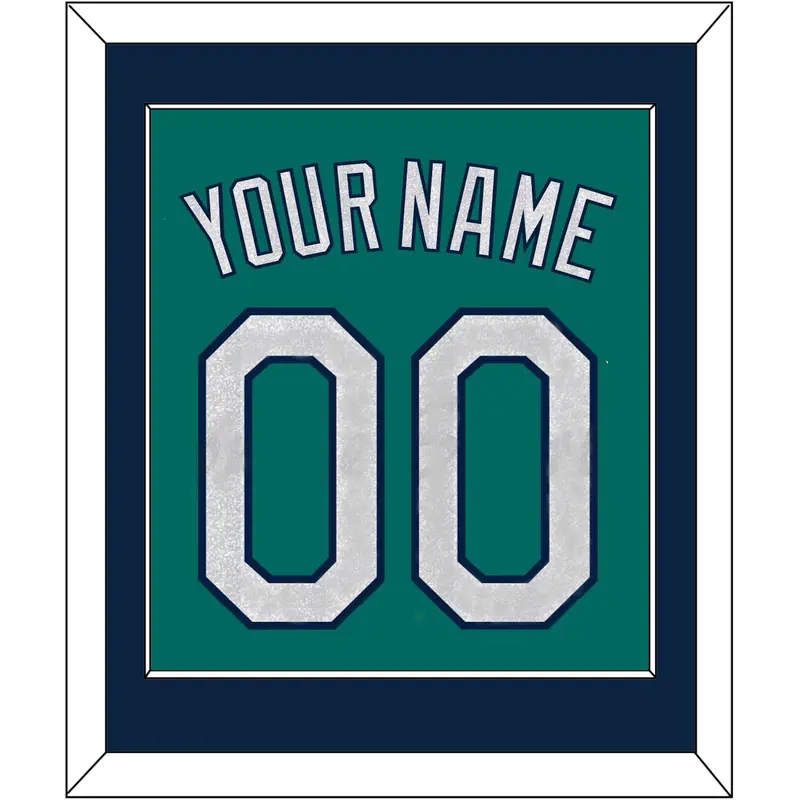 Seattle Name & Number - Alternate Home Green - Single Mat 2