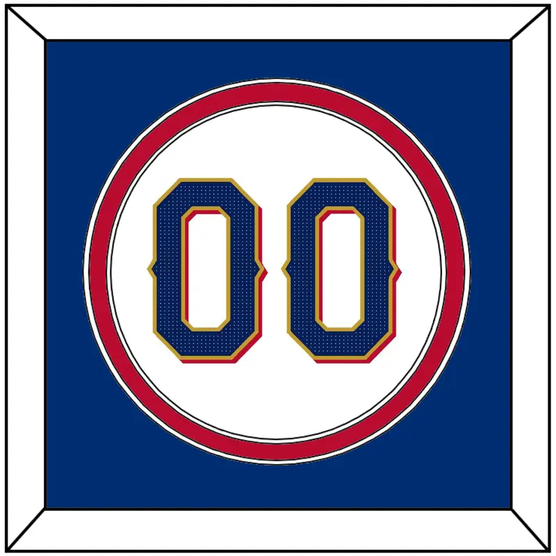 Texas Number - Home White - Double Mat 3