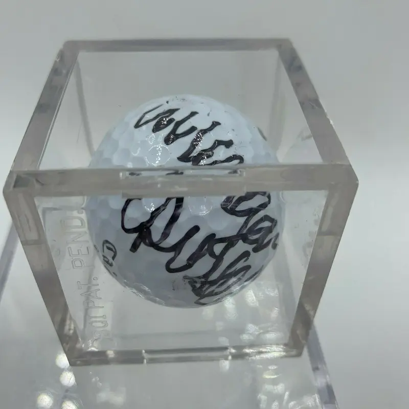 Morgan Pressel Signed Autographed Golf Ball PGA With JSA COA