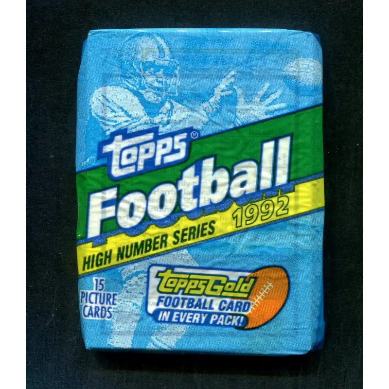 1992 Topps Football Unopened High Number Series Pack