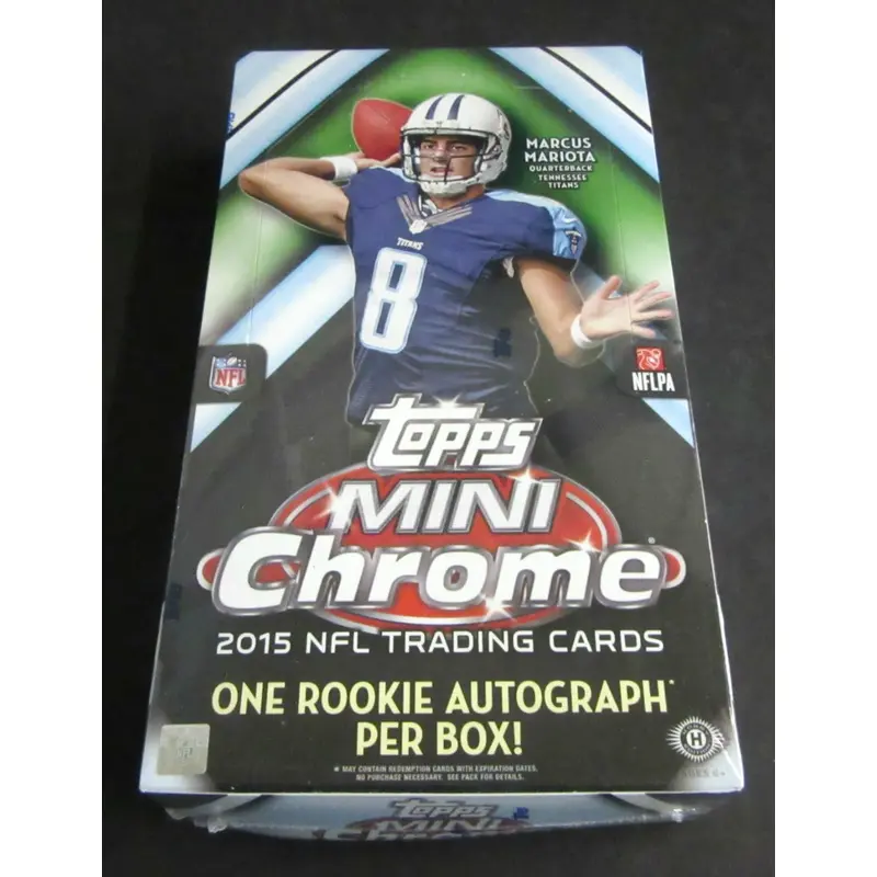 2015 Topps Mini Chrome Football Box (Hobby)