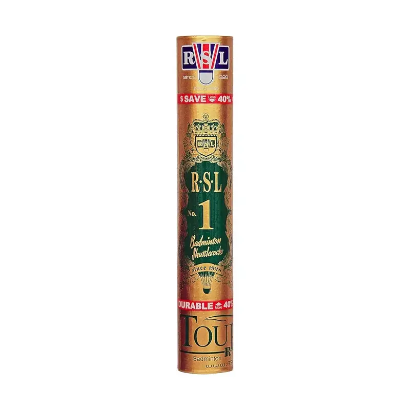 RSL Tourney No. 1 Badminton Shuttlecock Speed: 76 &77  | Color: Green | Kibi SPorts
