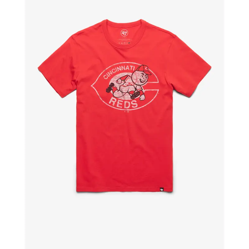 CINCINNATI REDS COOPERSTOWN PREMIER '47 FRANKLIN TEE