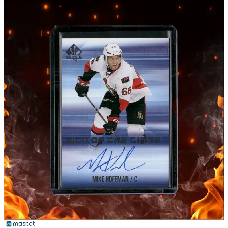 2015-16 SP Authentic Mike Hoffman Retro Sign of the Times Auto #SOTT-MH