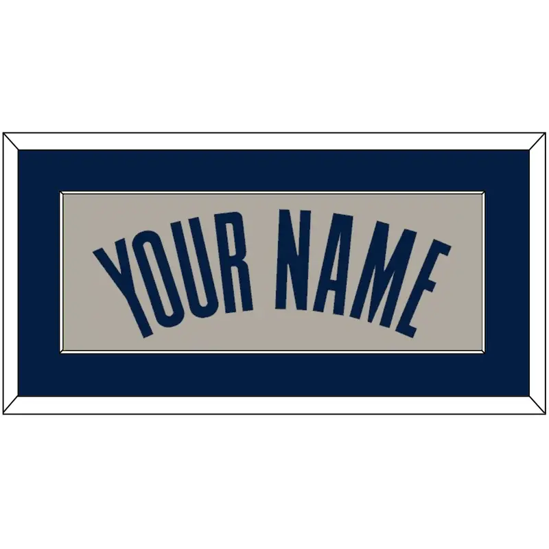 Georgetown Basketball Name - Home Gray (1994-1996) - Single Mat 2