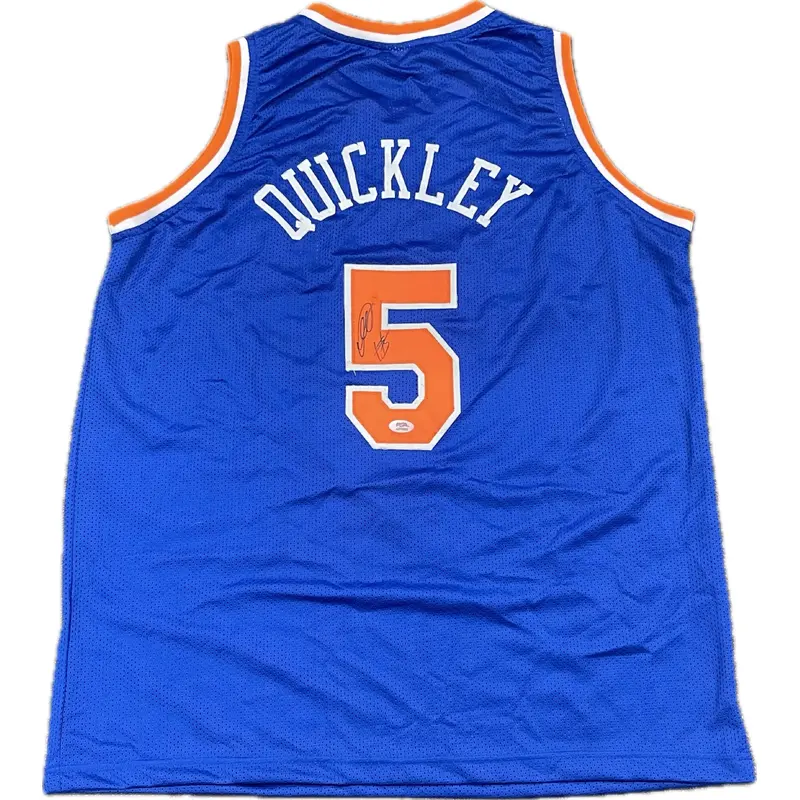 Immanuel Quickley Signed Jersey PSA/DNA New York Knicks Autographed