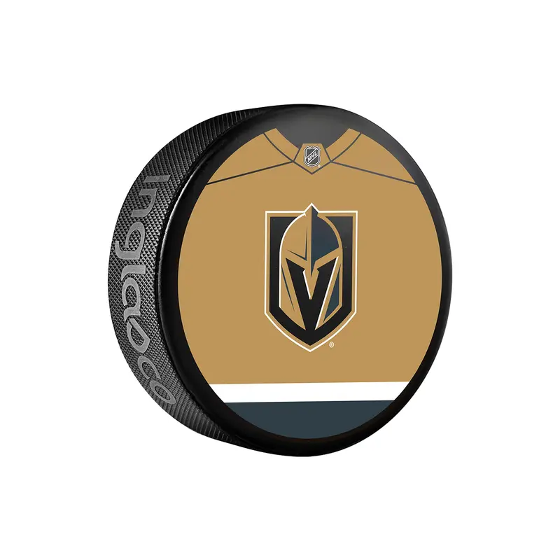 NHL Vegas Golden Knights Jersey Design Souvenir Collector Hockey Puck