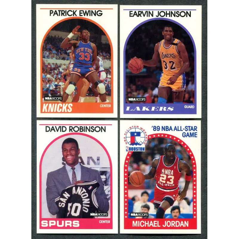 1989/90 Hoops Basketball Series 1 Complete Set (300)
