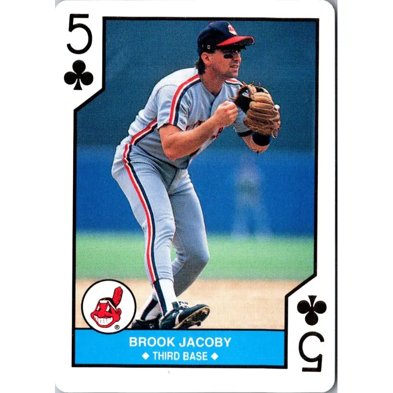 1990 U.S. Playing Card Co. Brook Jacoby #5