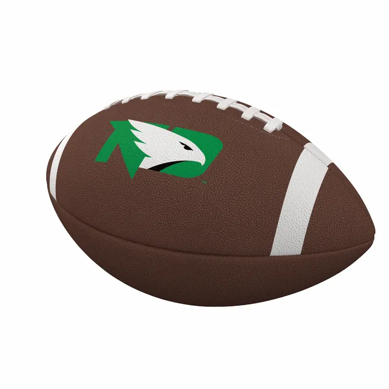 North Dakota Team Stripe Official-Size Composite Football