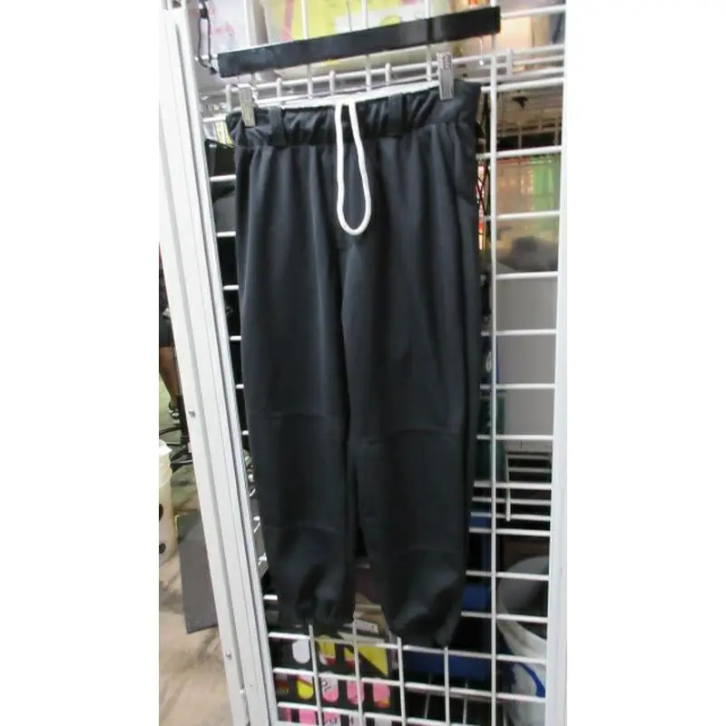 Used Champro Elastic Bottom Baseball Black Pants Size Youth Large