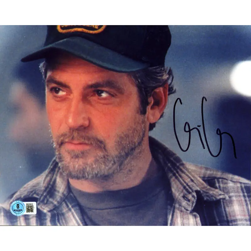 George Clooney The Perfect Storm Authentic Signed 8x10 Photo BAS #BS20910