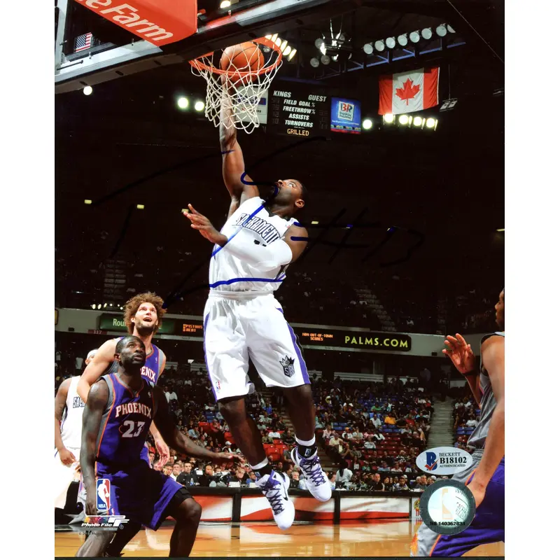 Kings Tyreke Evans Authentic Signed 8X10 Photo Autographed BAS #B18102