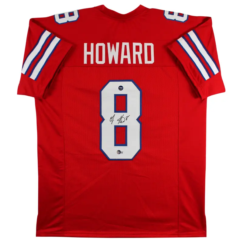 O.J. Howard Authentic Signed Red Pro Style Jersey Autographed BAS Witnessed
