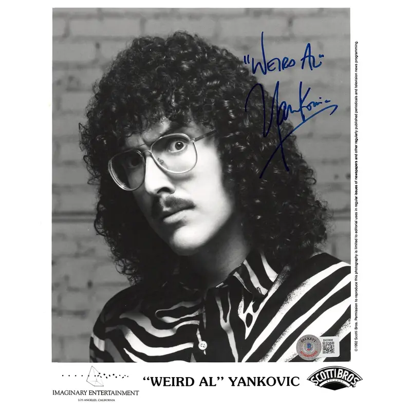 Weird Al Yankovic Authentic Signed 8x10 Photo Autographed BAS #BK03806