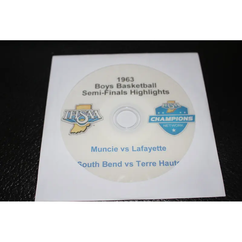1963 Indiana High School Basketball Semi-Finals DVD