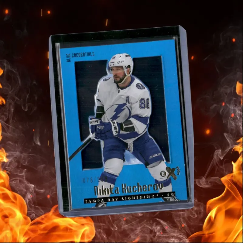 2023-24 SkyBox EX 2000 Nikita Kucherov Blue Credentials 078/299 #54