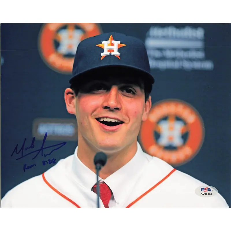 Mark Appel signed 8x10 photo PSA/DNA Autographed Houston Astros