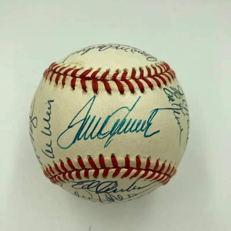 1969 New York Mets World Series Champs Team Signed Baseball JSA Tom Seaver