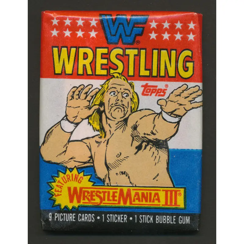 1987 Topps WWF Wrestling Unopened Wax Pack