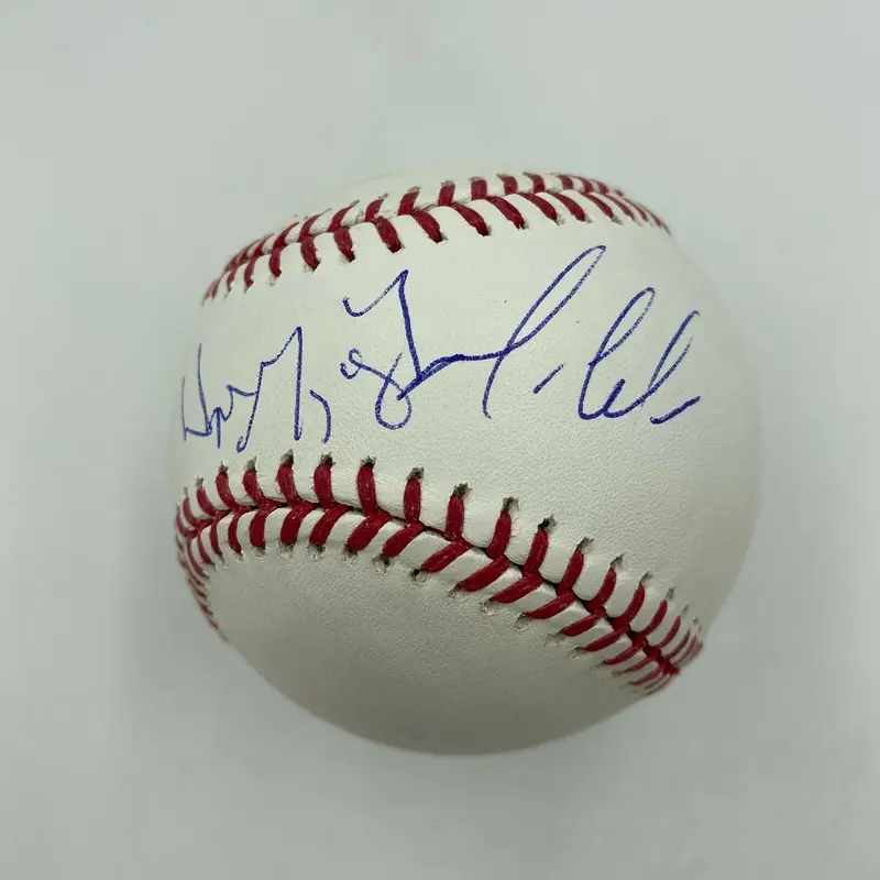 Beautiful Wayne Gretzky & Mario Lemieux Dual Signed Major League Baseball JSA