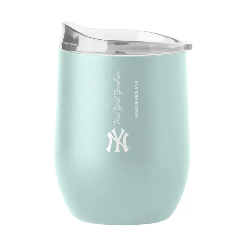 New York Yankees 16oz Vertical Powder Coat Curved Beverage