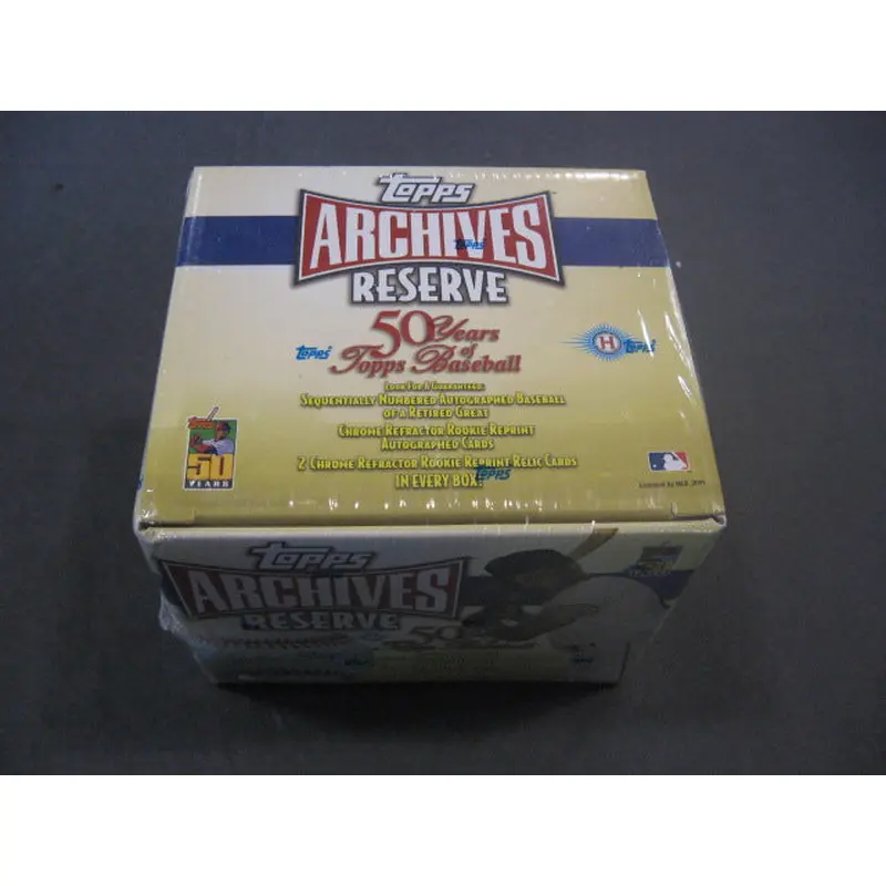 2001 Topps Archives Reserve Baseball Box (Hobby)