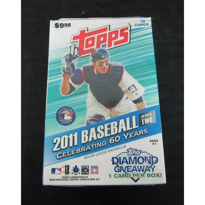 2011 Topps Baseball Series 2 Blaster Box (12/6)