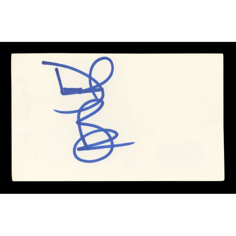 Diedrich Bader Napoleon Dynamite Authentic Signed 3x5 Index Card BAS #BL96943