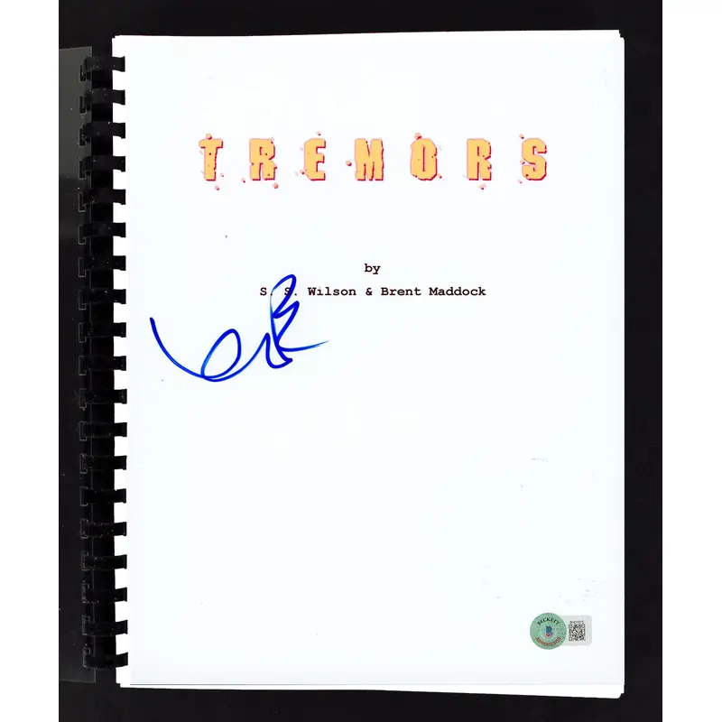 Kevin Bacon Tremors Authentic Signed Movie Script Autographed BAS #BH01615