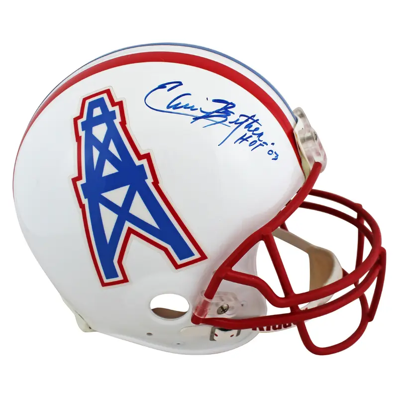 Oilers Elvin Bethea "HOF 03" Signed Full Size Proline Helmet PSA/DNA #N91909