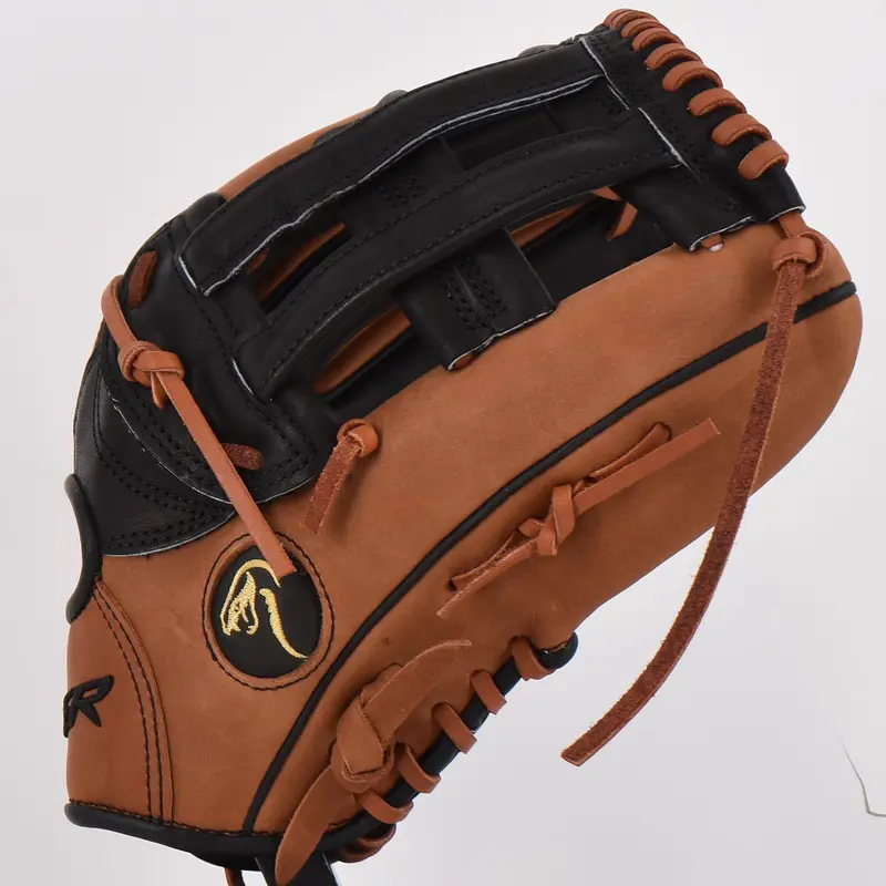 Viper Japanese Kip Leather Slowpitch Softball Fielding Glove  Brown/Black